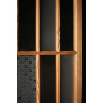 腐食ガラスと市松ガラス戸 2枚1組　GD0090Y 