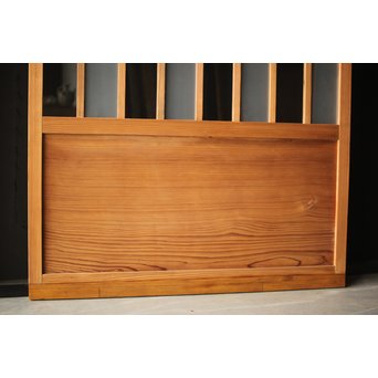 腐食ガラスと市松ガラス戸 2枚1組　GD0090Y 