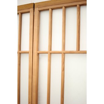 腐食ガラスと市松ガラス戸 2枚1組　GD0090Y 