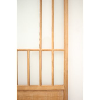 腐食ガラスと市松ガラス戸 2枚1組　GD0090Y 