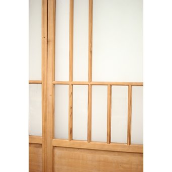 腐食ガラスと市松ガラス戸 2枚1組　GD0090Y 