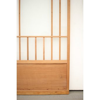 腐食ガラスと市松ガラス戸 2枚1組　GD0090Y 