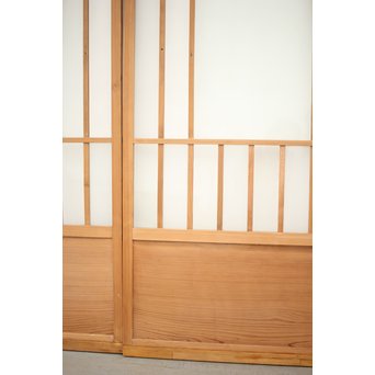 腐食ガラスと市松ガラス戸 2枚1組　GD0090Y 