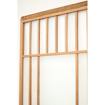 腐食ガラスと市松ガラス戸 2枚1組　GD0090Y 