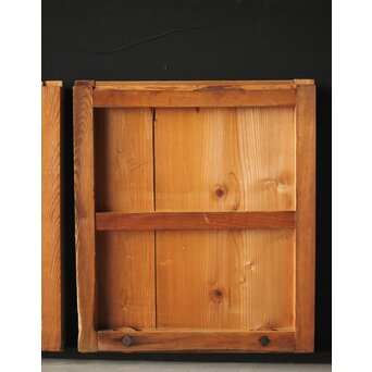 分銅紋 漆喰戸 小2枚1組　W049 