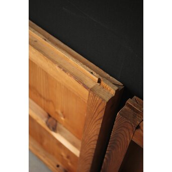 分銅紋 漆喰戸 小2枚1組　W049 