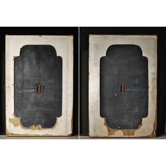 木爪紋 漆喰戸 大 在庫2枚　W050