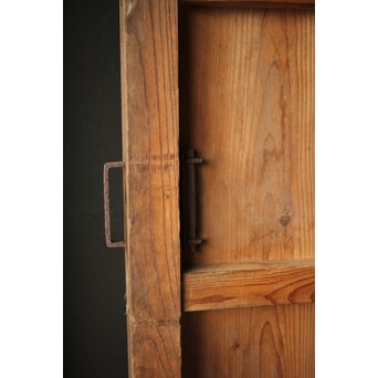 木爪紋 漆喰戸 大 在庫2枚　W050 