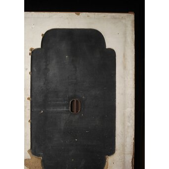 木爪紋 漆喰戸 大 在庫2枚　W050 