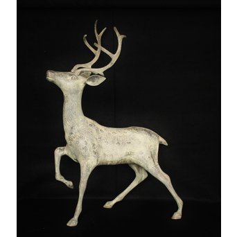 銅製 牡鹿置物　M298