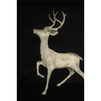 銅製 牡鹿置物　M298 