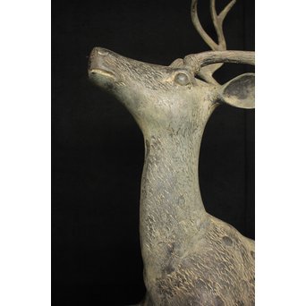 銅製 牡鹿置物　M298 