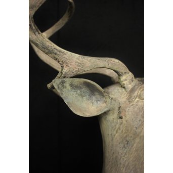 銅製 牡鹿置物　M298 