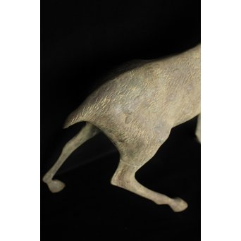 銅製 牡鹿置物　M298 