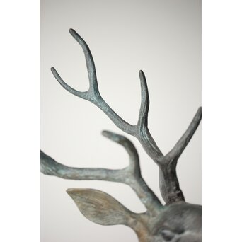 銅製 牡鹿置物　M299 