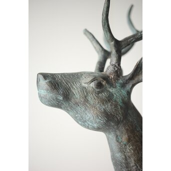 銅製 牡鹿置物　M299 