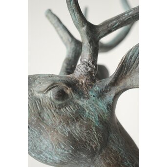 銅製 牡鹿置物　M299 