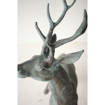 銅製 牡鹿置物　M299 