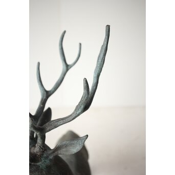 銅製 牡鹿置物　M299 