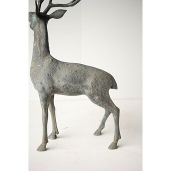 銅製 牡鹿置物　M299 