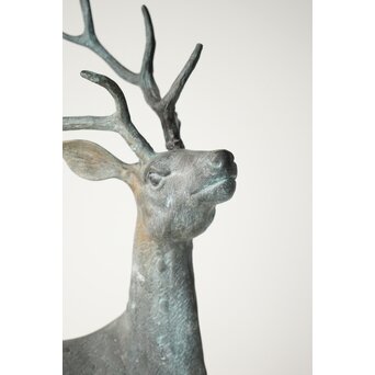 銅製 牡鹿置物　M299 