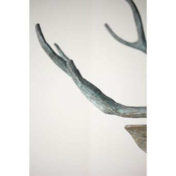 銅製 牡鹿置物　M299 