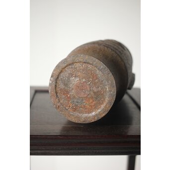 南部名工 鈴木盛久 魚紋鉄花瓶　M300 