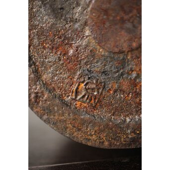 南部名工 鈴木盛久 魚紋鉄花瓶　M300 