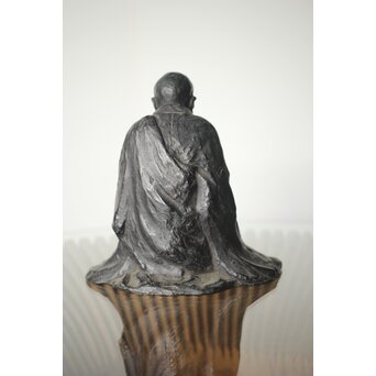 所載品 鋳師 北原三佳 良寛和尚坐像　M301 