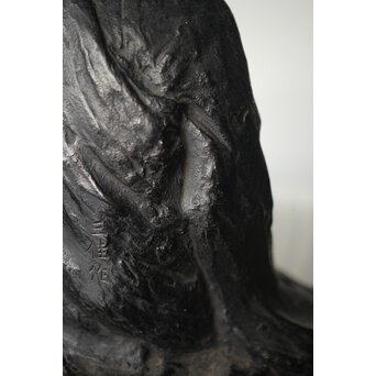 所載品 鋳師 北原三佳 良寛和尚坐像　M301 