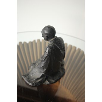 所載品 鋳師 北原三佳 良寛和尚坐像　M301 