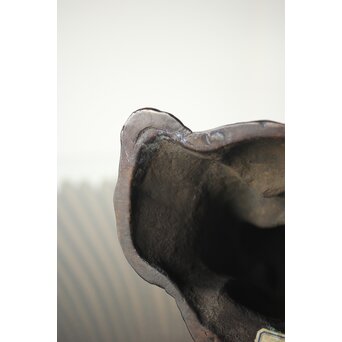 所載品 鋳師 北原三佳 良寛和尚坐像　M301 