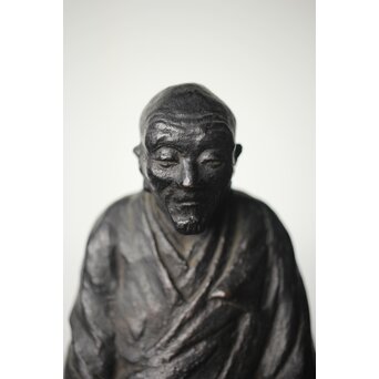 所載品 鋳師 北原三佳 良寛和尚坐像　M301 