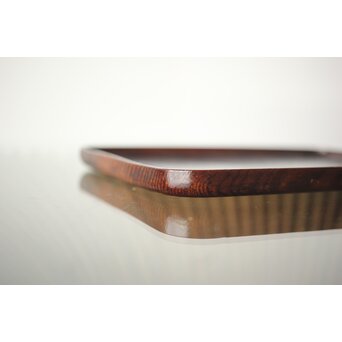 松の長方煎茶盆　X334 