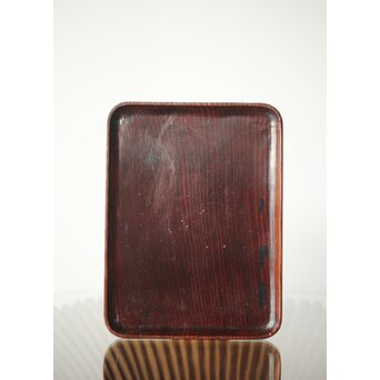 松の長方煎茶盆　X334