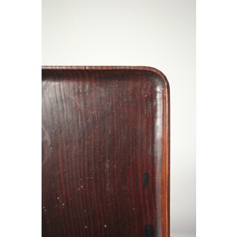 松の長方煎茶盆　X334 