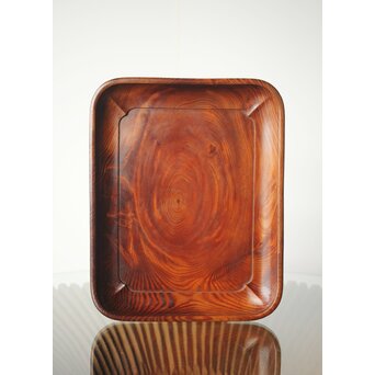 松行李蓋煎茶盆/莨盆　X335