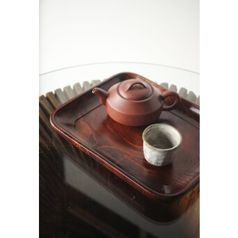 松行李蓋煎茶盆/莨盆　X335 