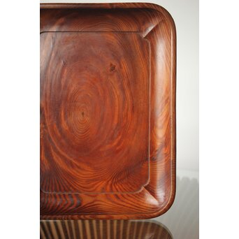 松行李蓋煎茶盆/莨盆　X335 