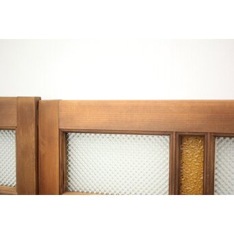 多色ガラス 中型細分プレスガラス戸 4枚1組　GD0093 