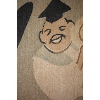 浅井忠「万歳」 Z281 