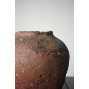 古信楽 石ハゼ種壺　P320 