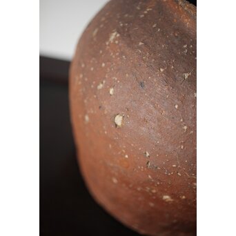 古信楽 石ハゼ種壺　P320 