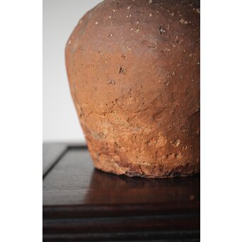 古信楽 石ハゼ種壺　P320 