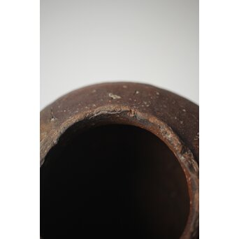 古信楽 石ハゼ種壺　P320 