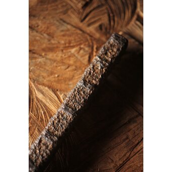 人間国宝 金森映井智/栄一 双柿庵 鉄製 仏具 如意 共箱　M302 