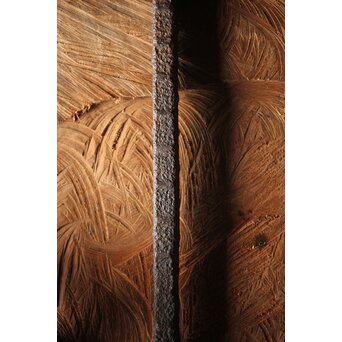 人間国宝 金森映井智/栄一 双柿庵 鉄製 仏具 如意 共箱　M302 