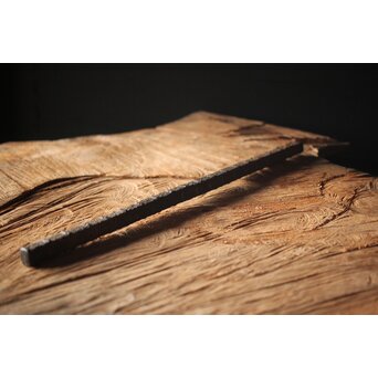 人間国宝 金森映井智/栄一 双柿庵 鉄製 仏具 如意 共箱　M302 