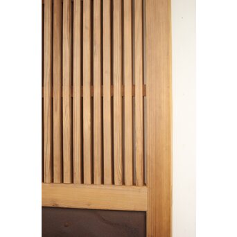 鉄金具 白木格子蔵戸　W052YD 