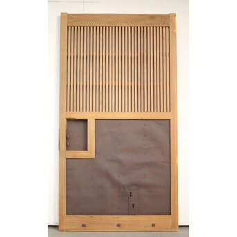 鉄金具 白木格子蔵戸　W052YD